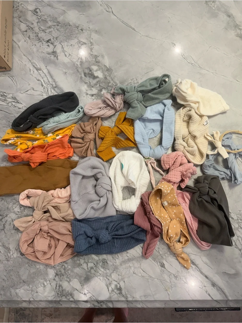 Giant collection of infant and toddler headbands and head wraps